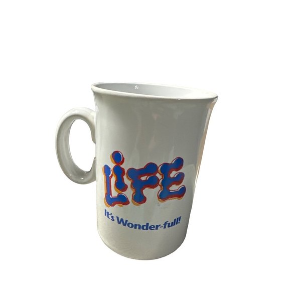 Life It’s Wonder-Full! Coffee Tea Mug Made in England - Picture 2 of 4